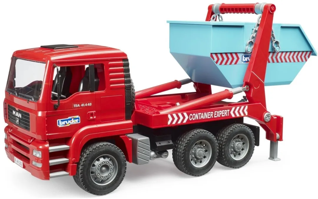 Bruder MAN TGA Containerwagen 1:16 - Rouge