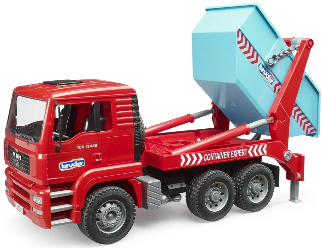 Bruder MAN TGA Containerwagen 1:16 - Rouge