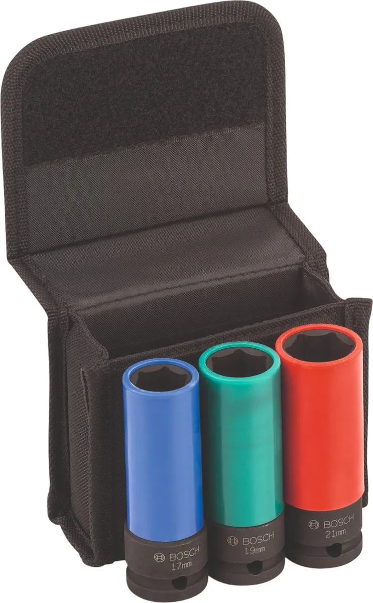 Bosch 3-delige Dopsleutelmoffenset 2608551102