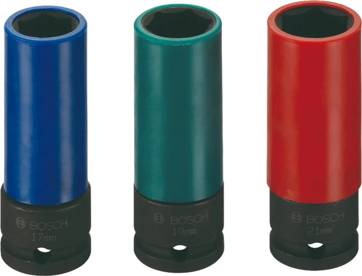 Bosch 3-delige Dopsleutelmoffenset 2608551102