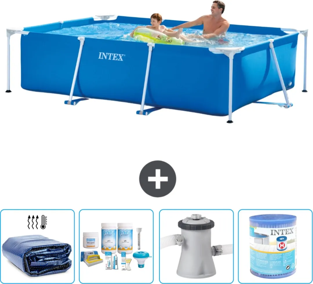 Intex Rechthoekig Frame Zwembad 260x160cm
