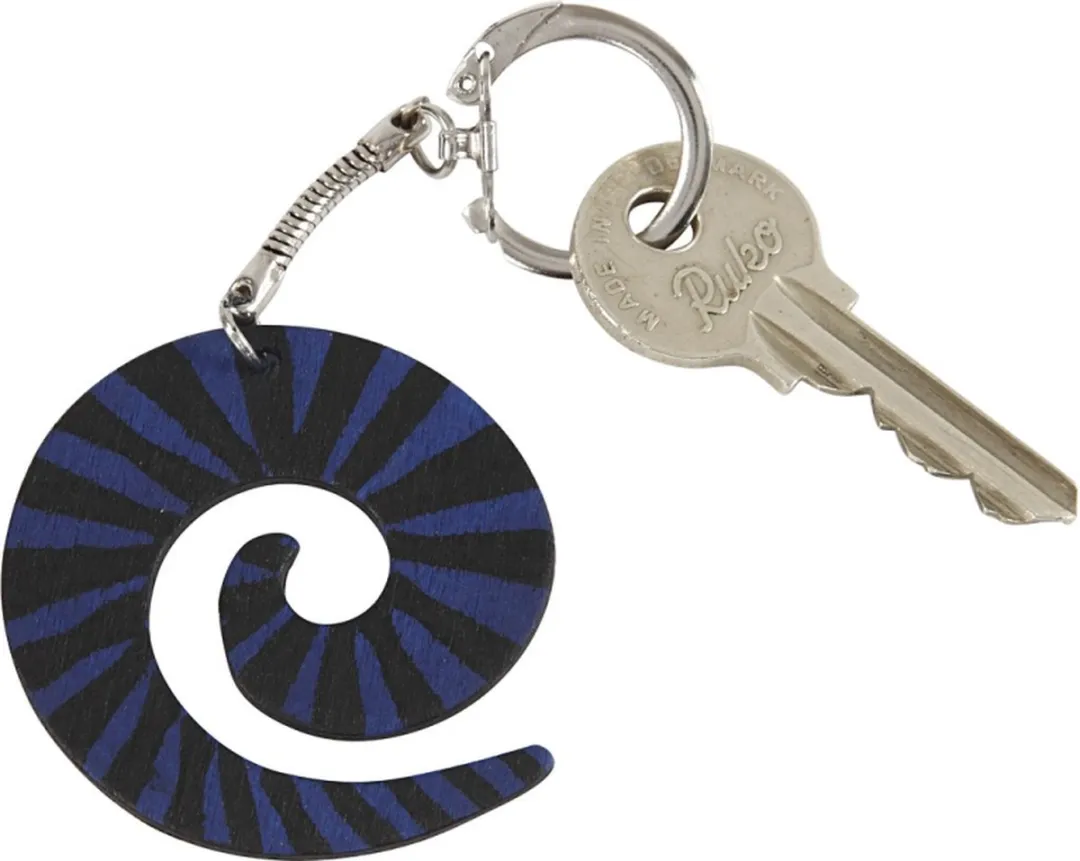 Creativ Company Sleutelhanger 2,3cm - Zilver - 25 Stuks