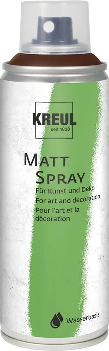 Kreul 76325 Spuitverf Bruin 200ml