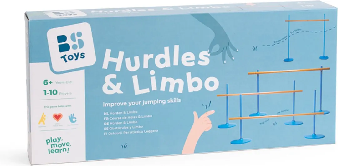BS Toys Horden Lopen & Limbo Dansen - 6 Jaar - Oranje/Blauw