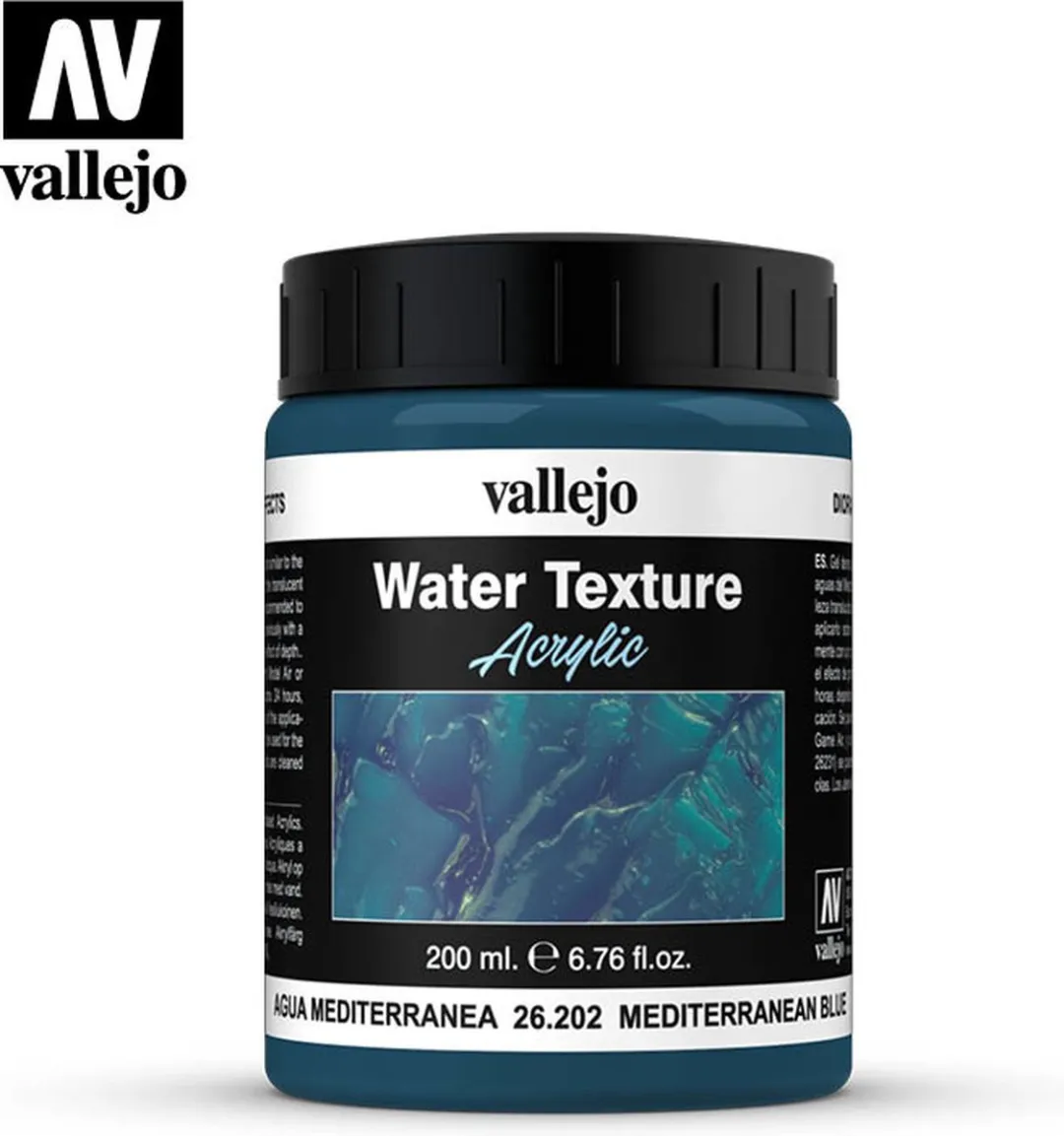 Vallejo Water Textures 26202 Mediterraan Blauw 200ml