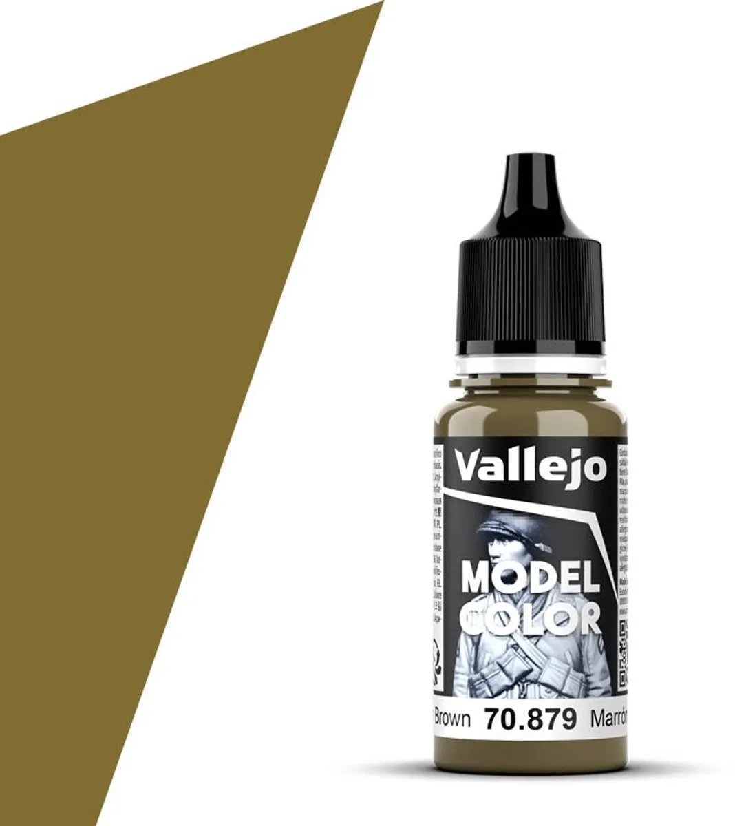Vallejo Model Color Green Brown Acrylverf 17ml