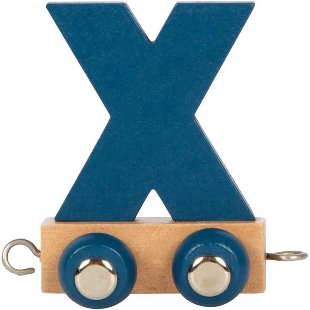 Small Foot Houten Lettertrein Polar X - Multicolor