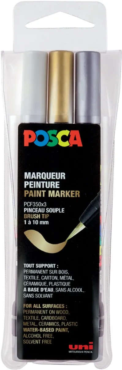 Posca Uni PCF350 Verfmarkers - 10 Stuks - Assorti