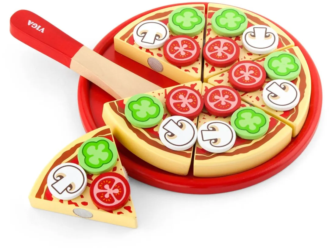 Viga Toys Pizza Snijset