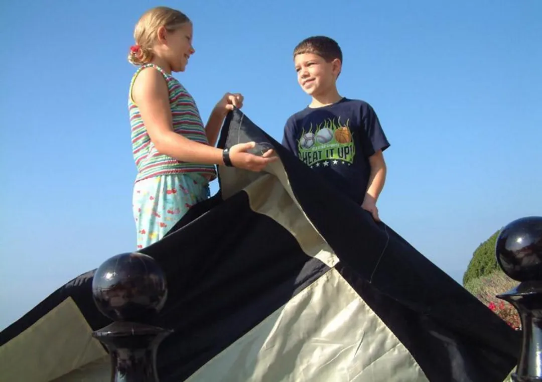Ubergames Levensgroot Schaak/Dambord 500x500cm - Rugged Nylon
