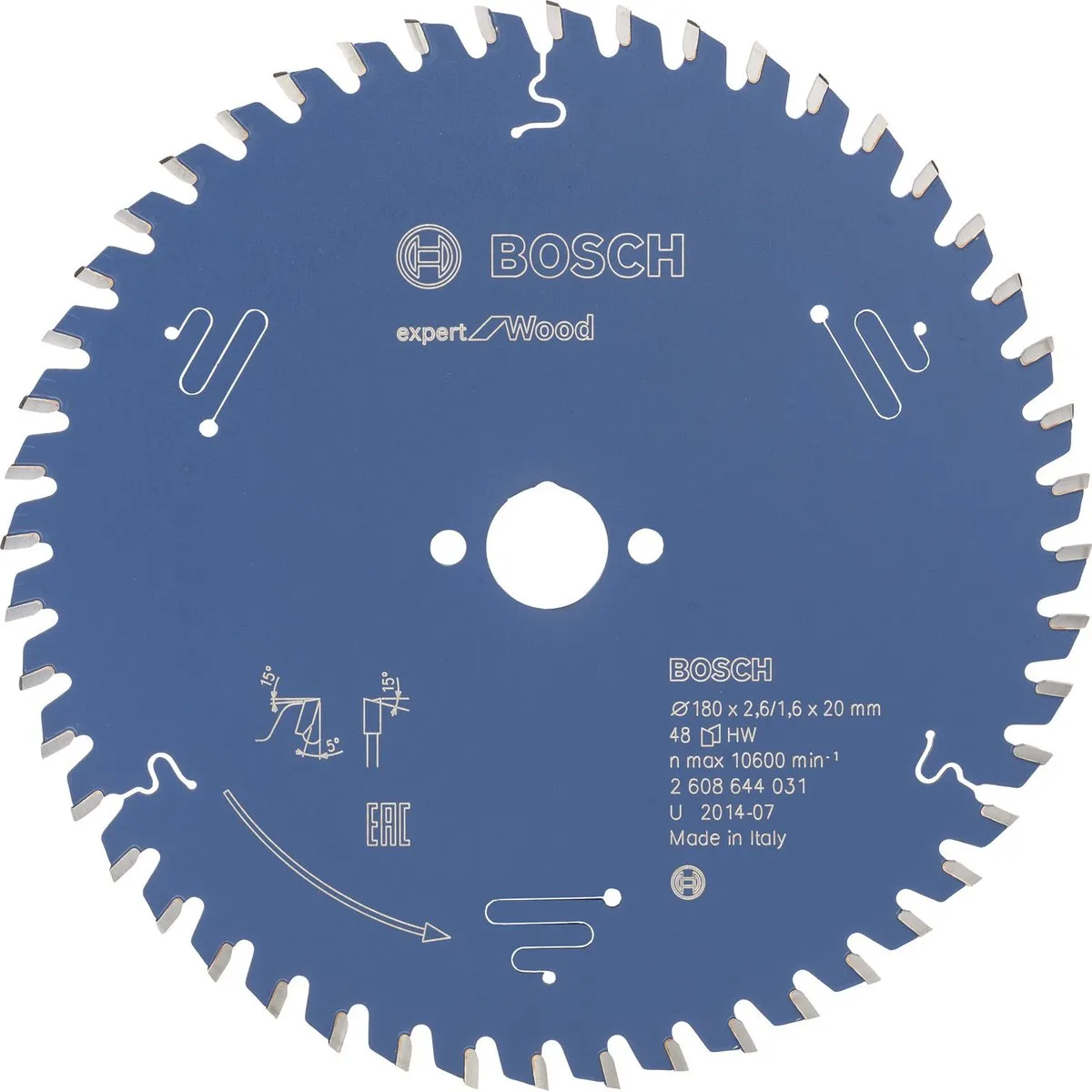 Bosch ConstructWood Cirkelzaagblad 165mm