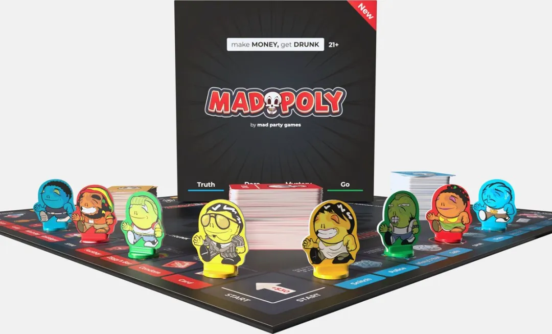 MadPoly MPP3299 Truth or Dare Shotspel - 360 Kaarten - 2-8 Spelers