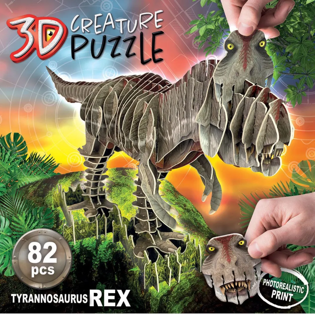 Educa 3D Puzzel T-Rex Dinosaurus ED19182 - 382 Stuks - Multicolor