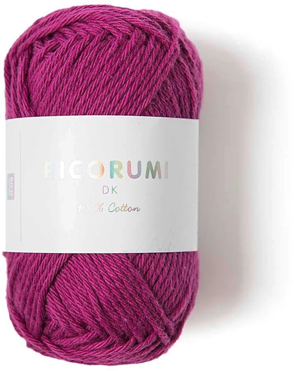 Rico Design Ricorumi Katoengaren Bosbessen 25g