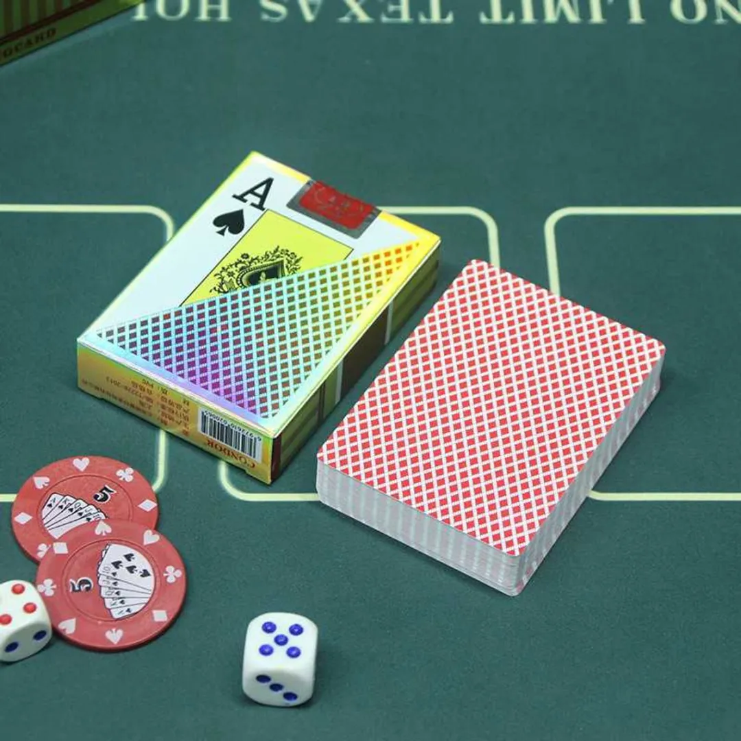 HOT Sports + Toys Texas Hold'em Pokerkaarten 751806 - 100 Stuks
