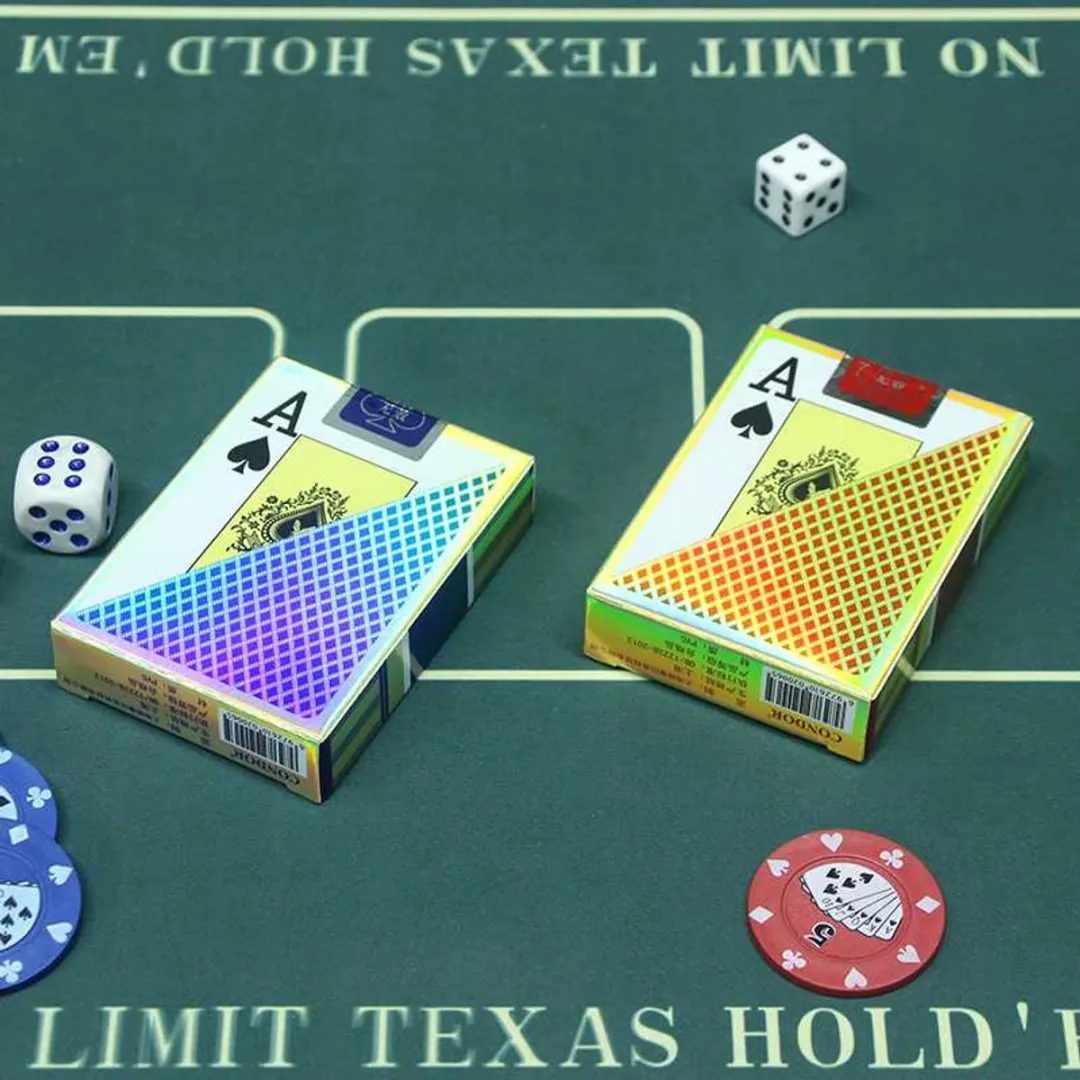 HOT Sports + Toys Texas Hold'em Pokerkaarten 751806 - 100 Stuks