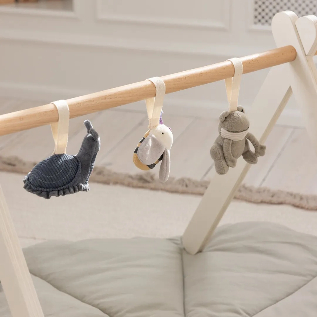 Sebra Activity Toys - 3 Stuks Groene Kikkers, Bij & Slak