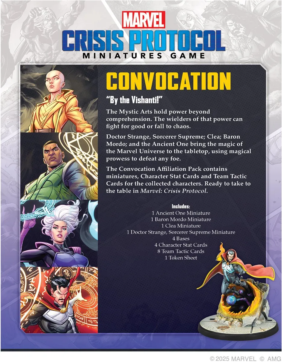 Marvel Crisis Protocol Convocation CP221 Miniaturen - 2 Spelers