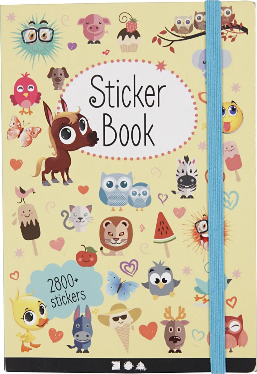 Creativ Company Stickerboek Multicolor - 2800 Stuks