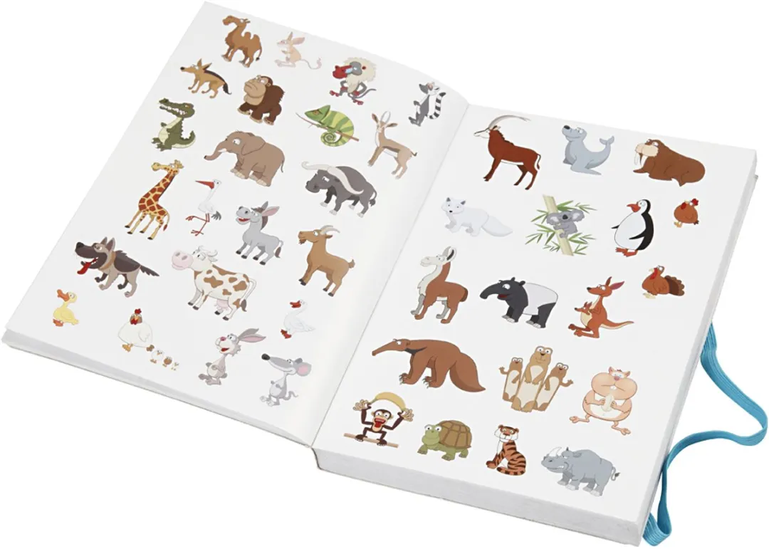 Creativ Company Stickerboek Multicolor - 2800 Stuks
