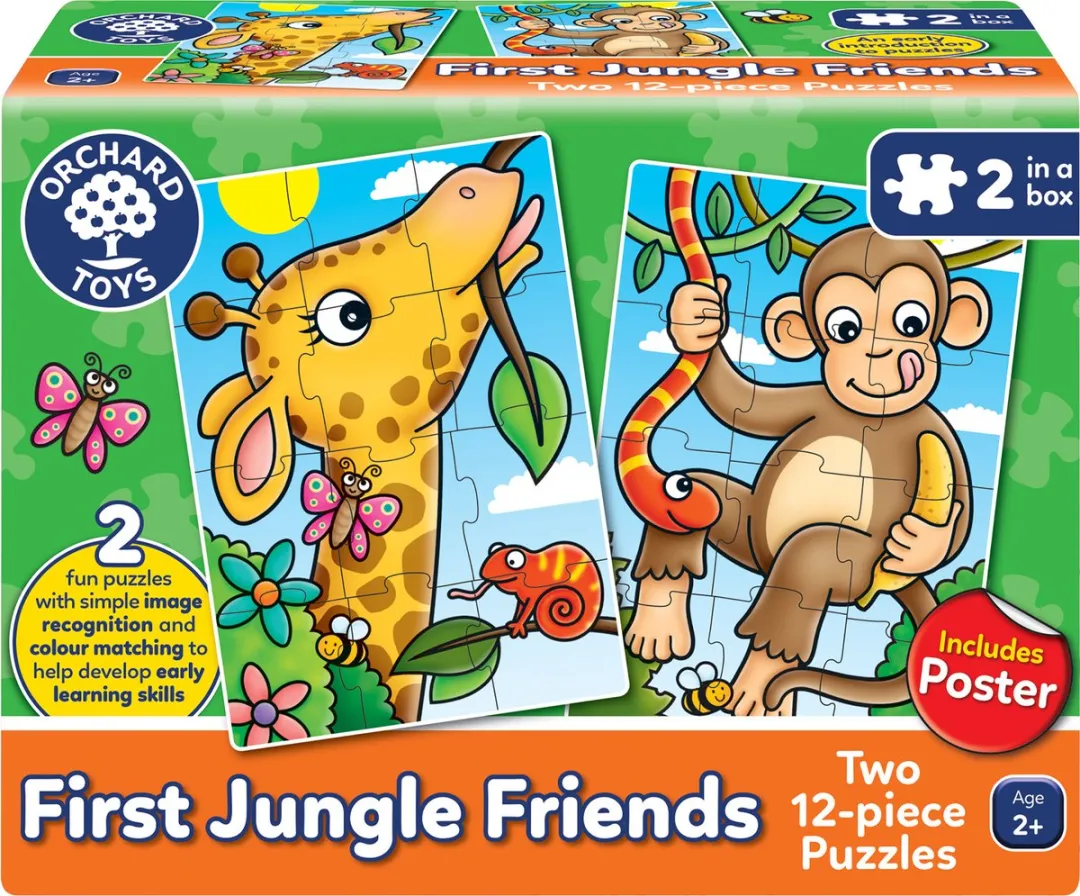 Orchard Toys First Jungle Friends Puzzel 24 Stuks