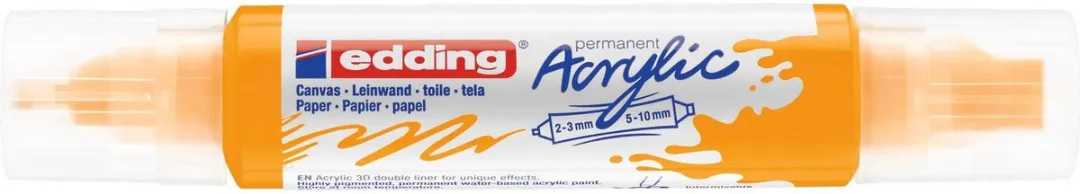edding e-5400 Acrylmarker - Zonneglans Geel - afbeelding 2 van 3