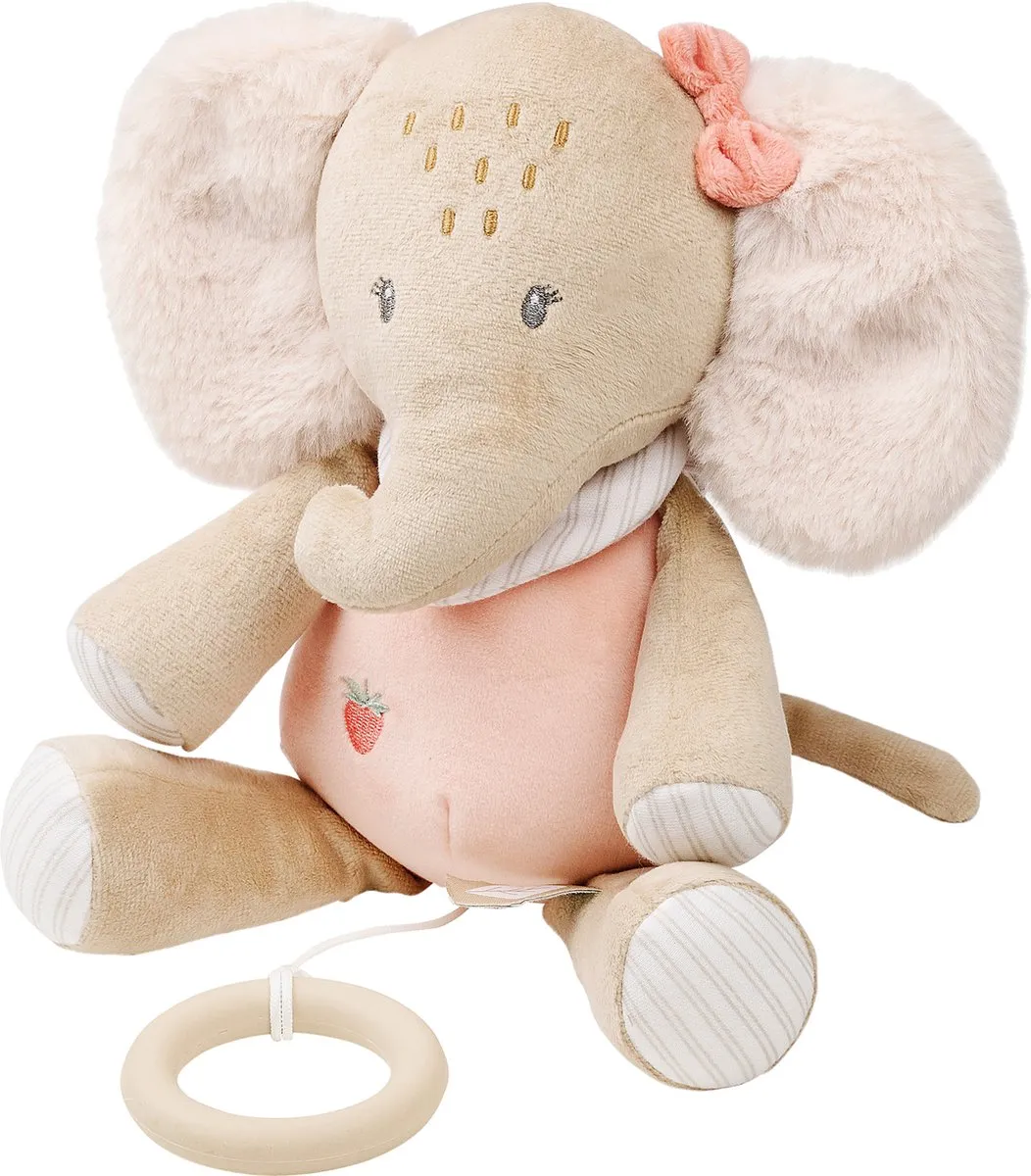 Nattou FLO Ernest & Oli Muziekknuffel Olifant 24cm