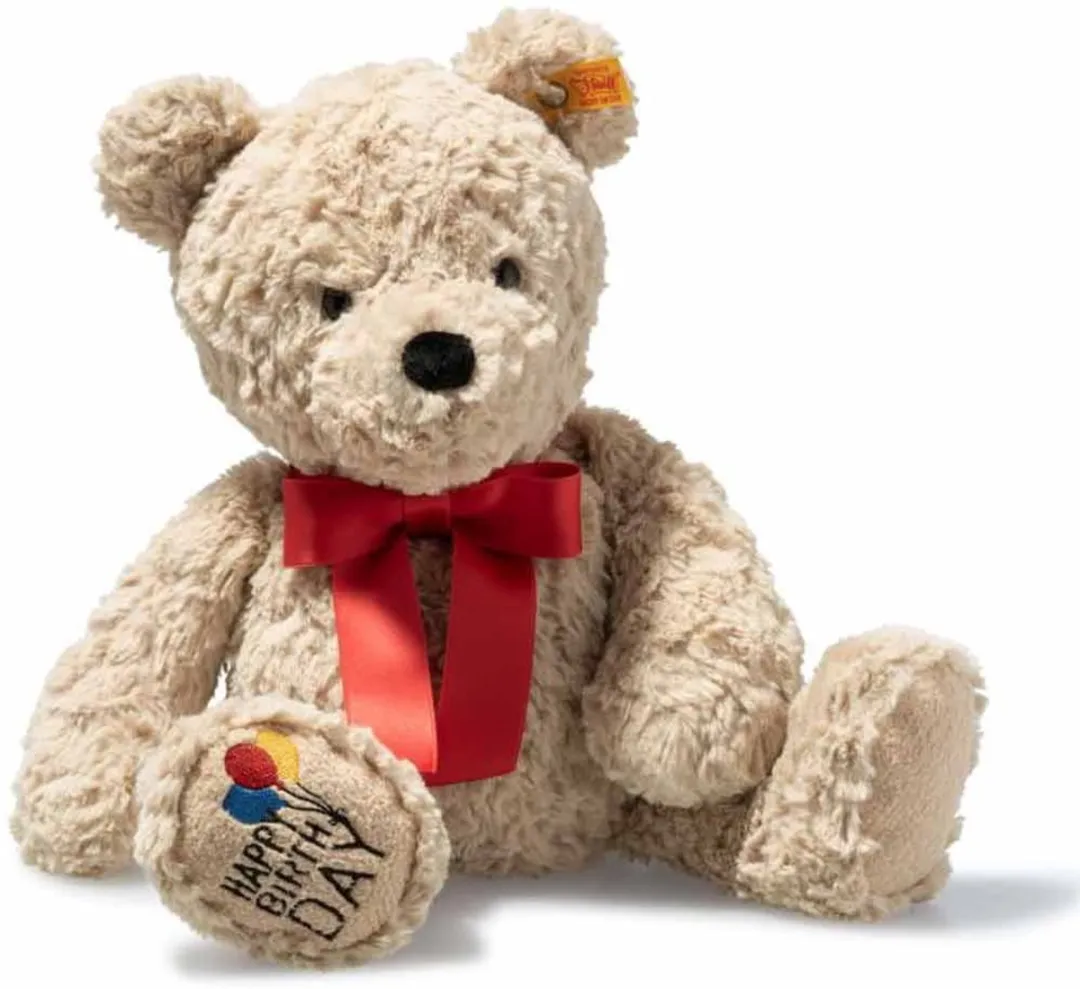 Steiff Jimmy Teddybeer Happy Birthday 35cm