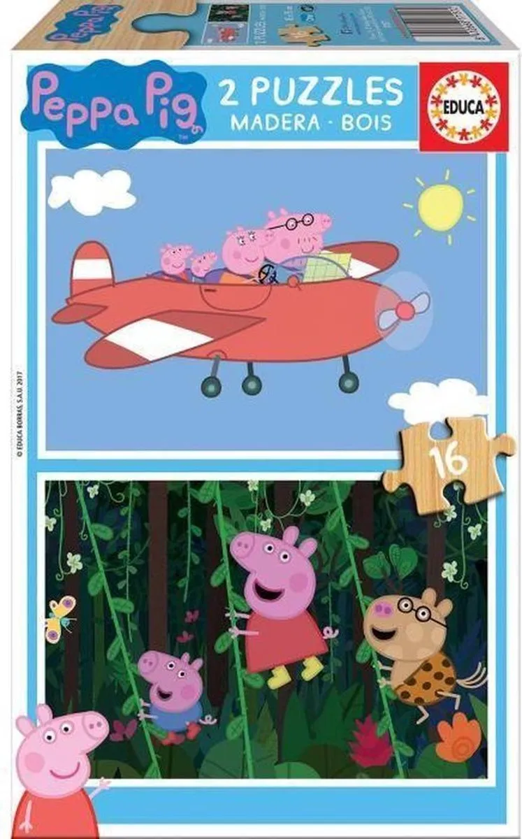 Educa Peppa Pig Houten Puzzle