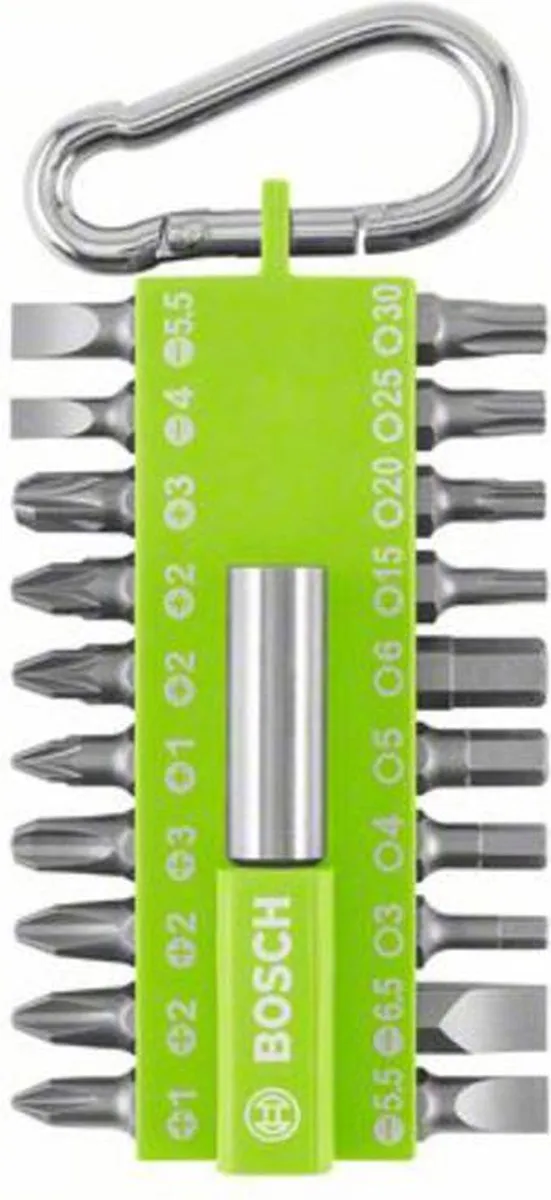 Bosch Schroevendraaierbitset 21-delig - Metaal