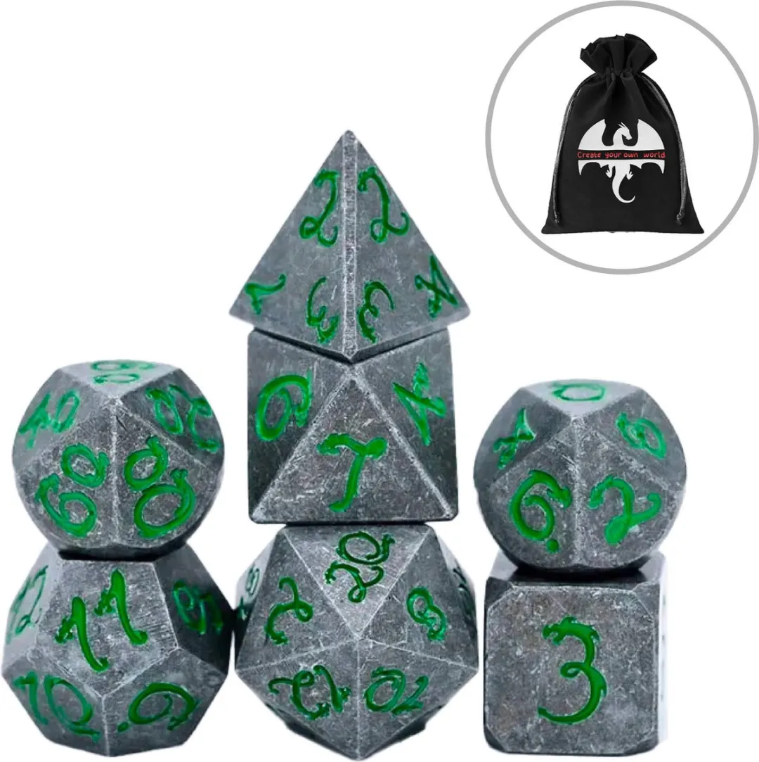 Lapi Toys D&D Polydice Metaal Set