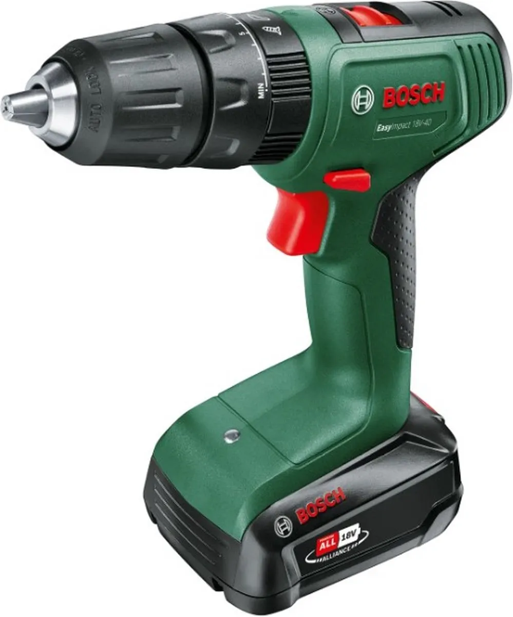 Bosch 06039D810A Accuboormachine Klopfunctie + Decoupeerzaag Toolkit 18V - 2x 2000mAh