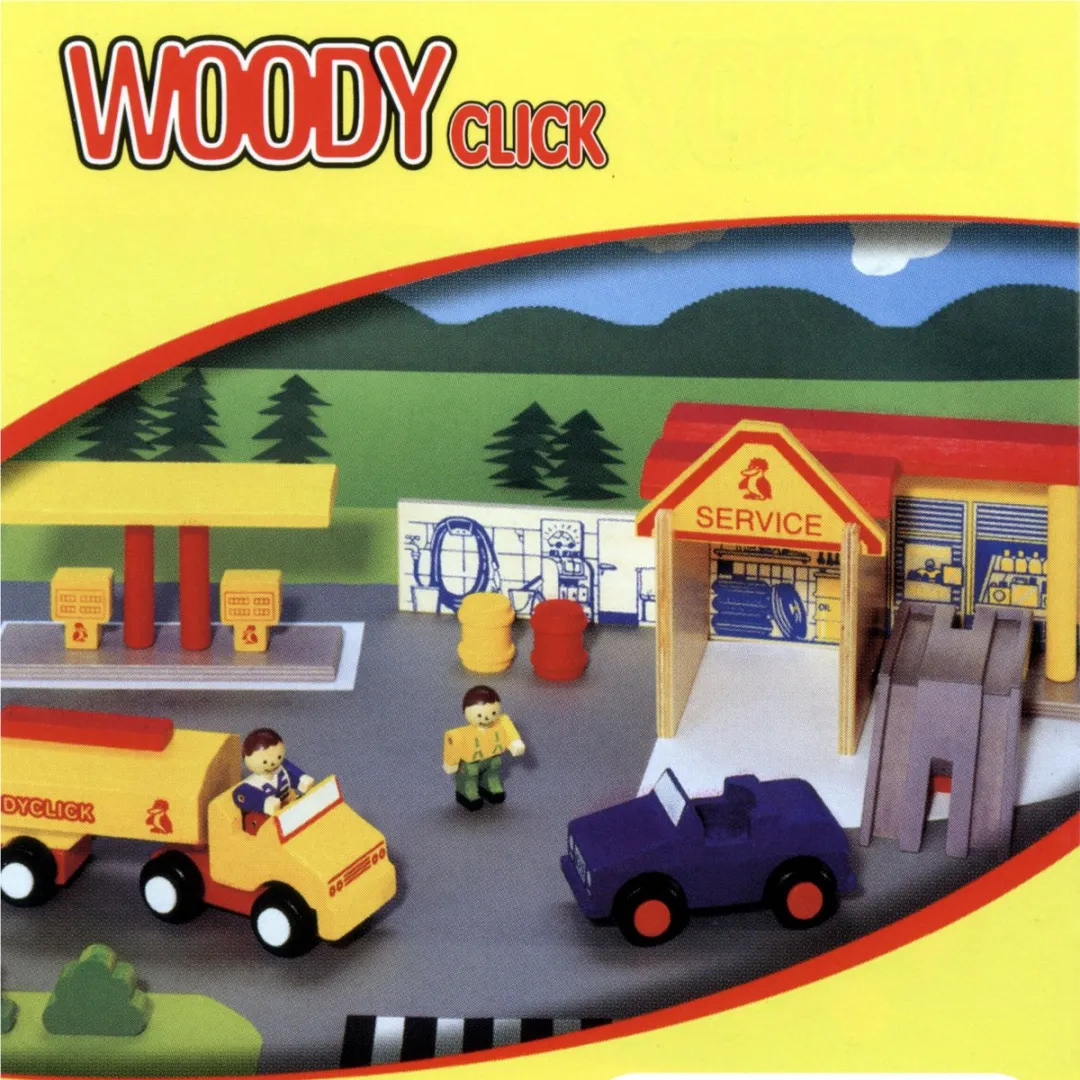 Beleduc Woody Click Garage met Tankstation