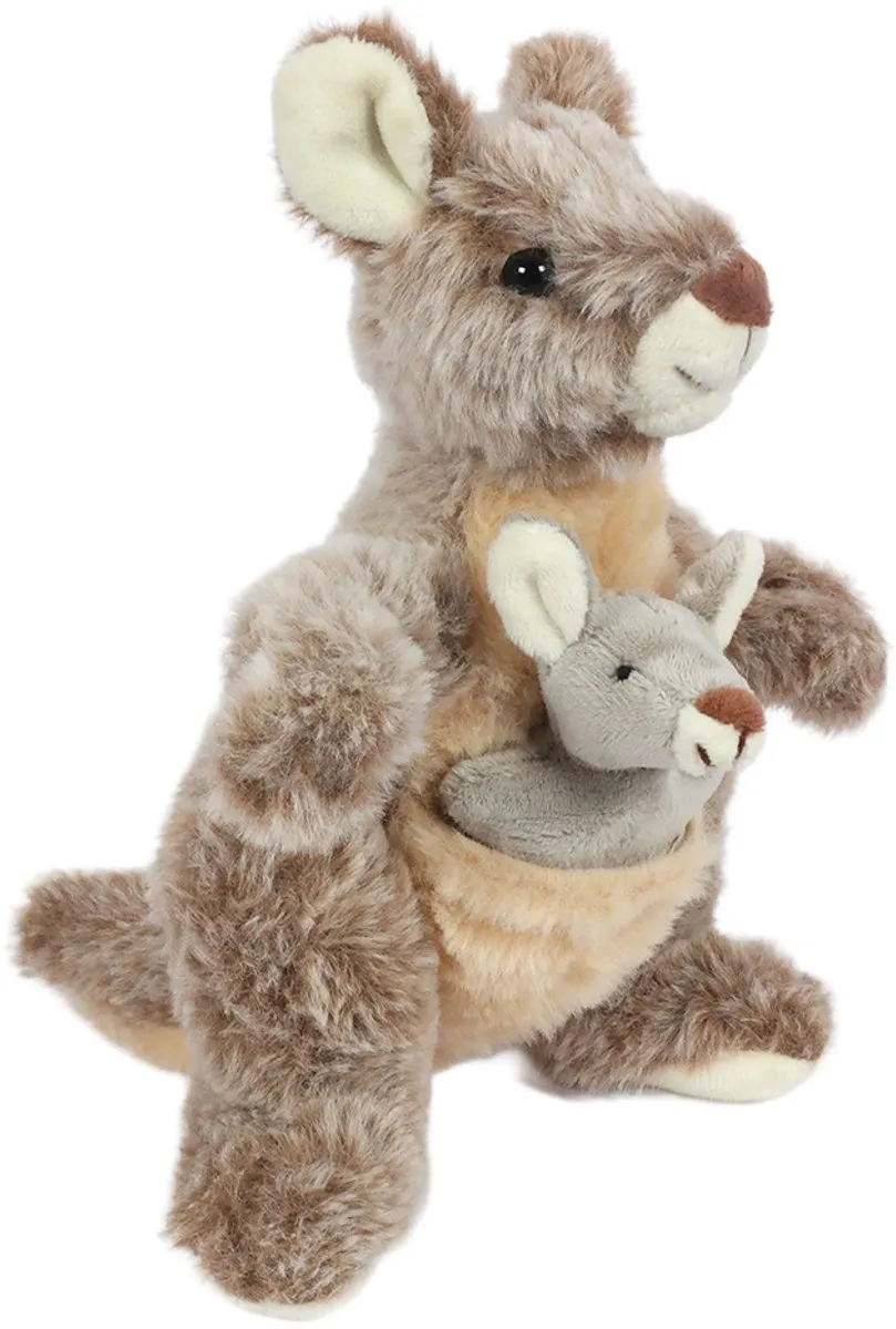 PIA Pluche Kangoeroe met Baby 23cm