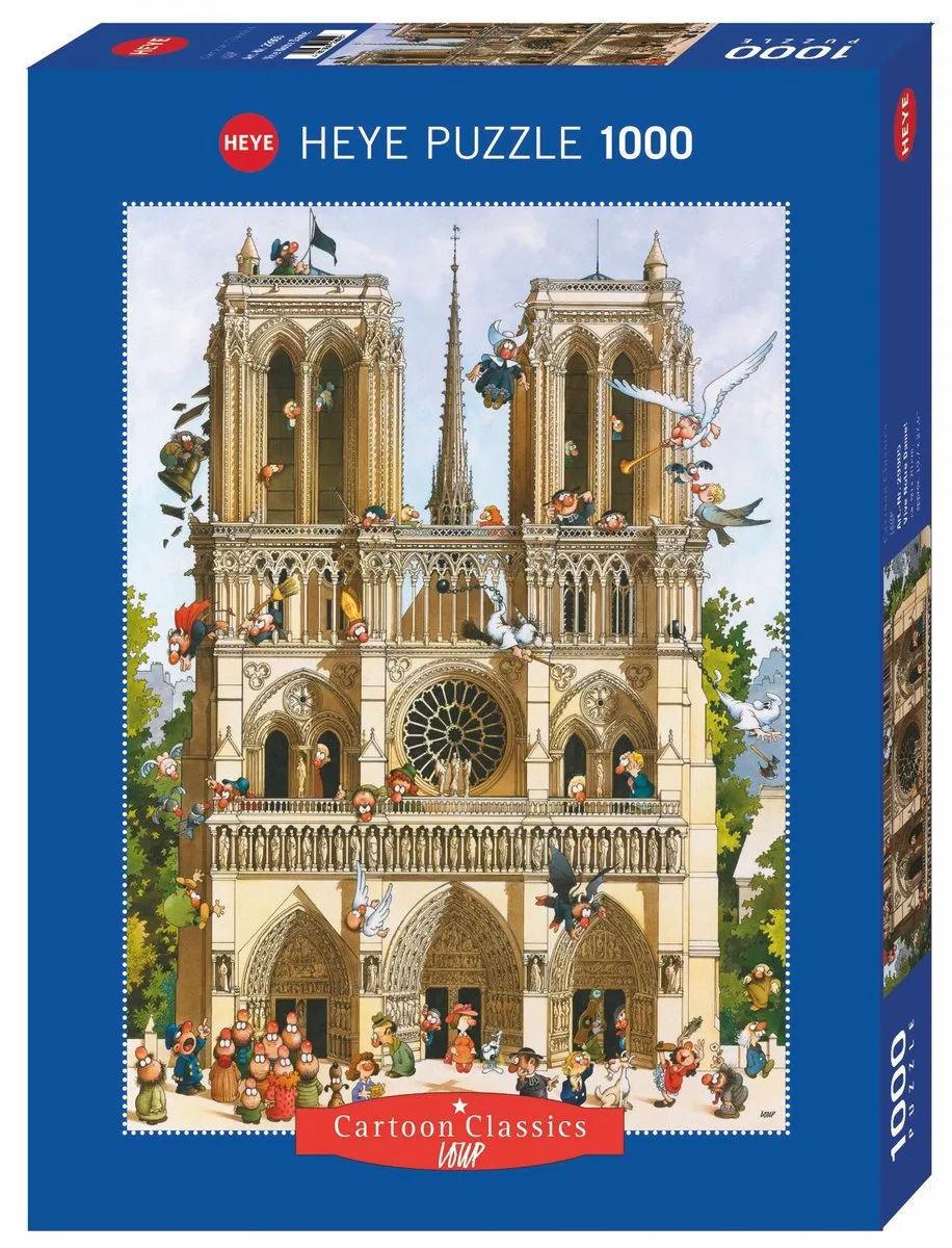 Heye Puzzel Notre Dame 1000 Stuks - Multicolor