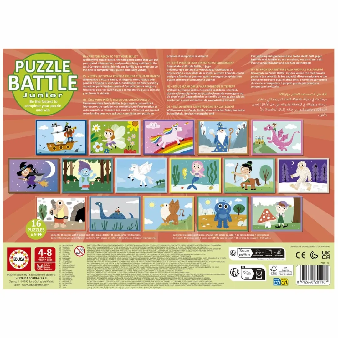 Educa Battle Jr Fantasy Puzzel 144 Onderdelen