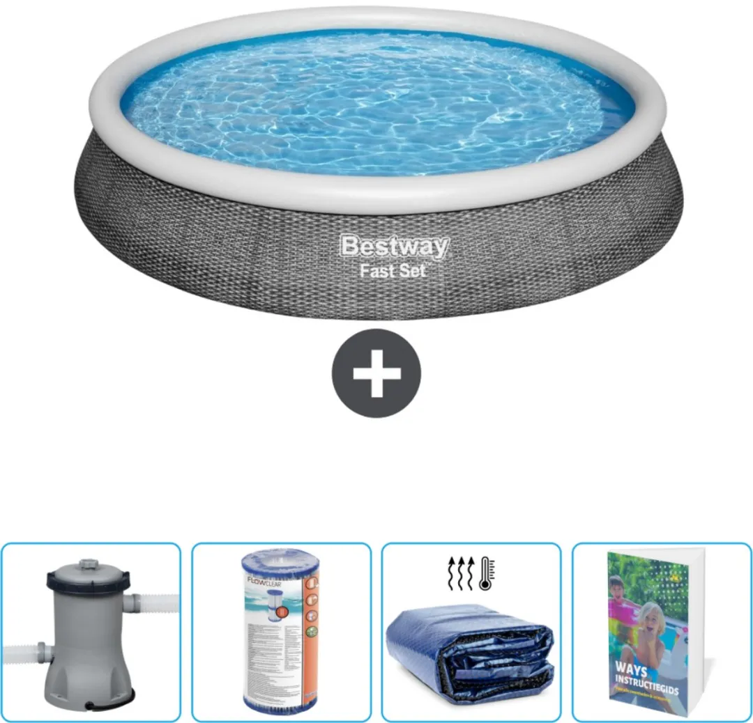 Bestway Fast Set Rond Zwembad 396cm