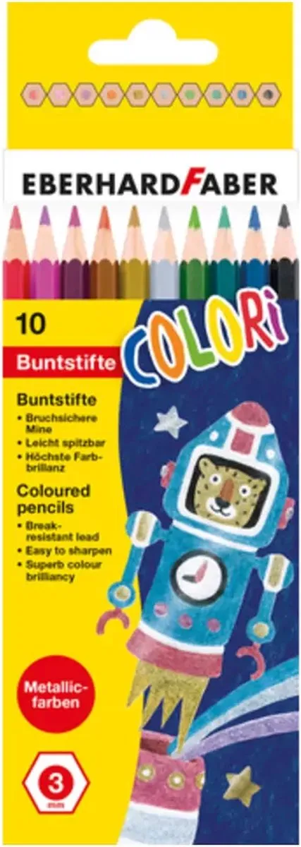 Eberhard Faber Colori EF-514808 Kleurpotloden - 10 Stuks