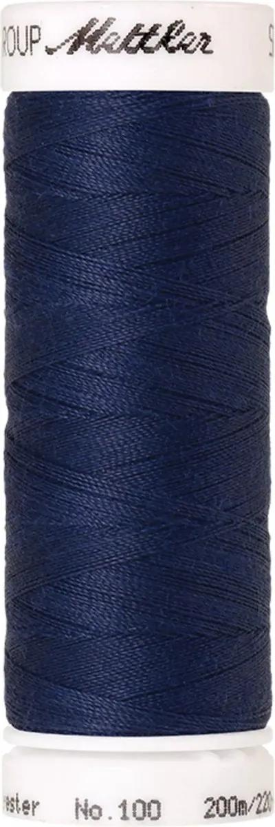Amann Mettler Seralon 200mt #1467 Naaimachinegaren - Pruisisch Blauw