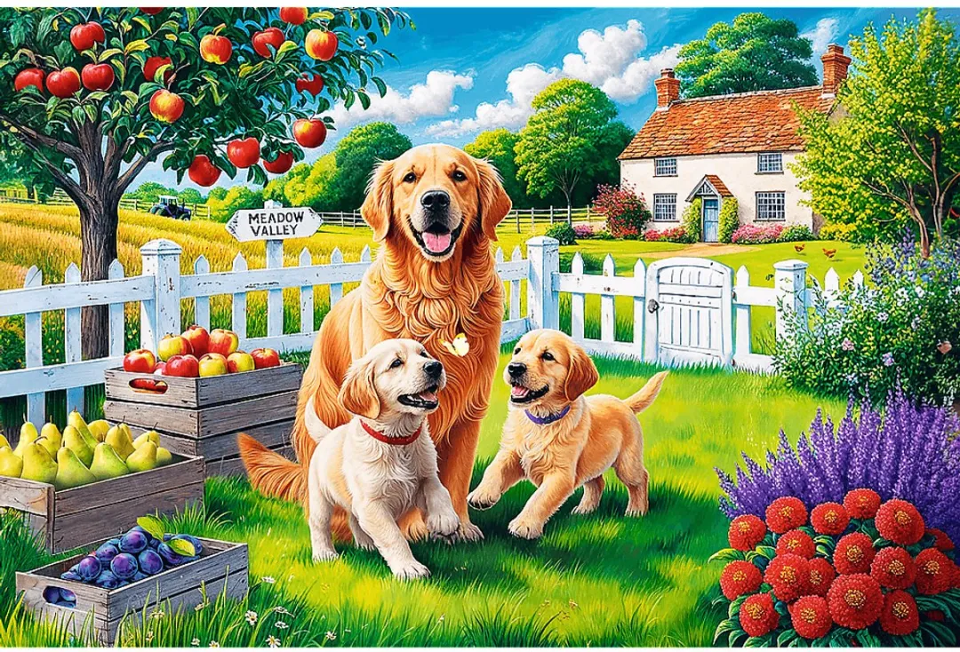 Trefl Legpuzzel Honden op het Platteland 300 Stuks - 31523101