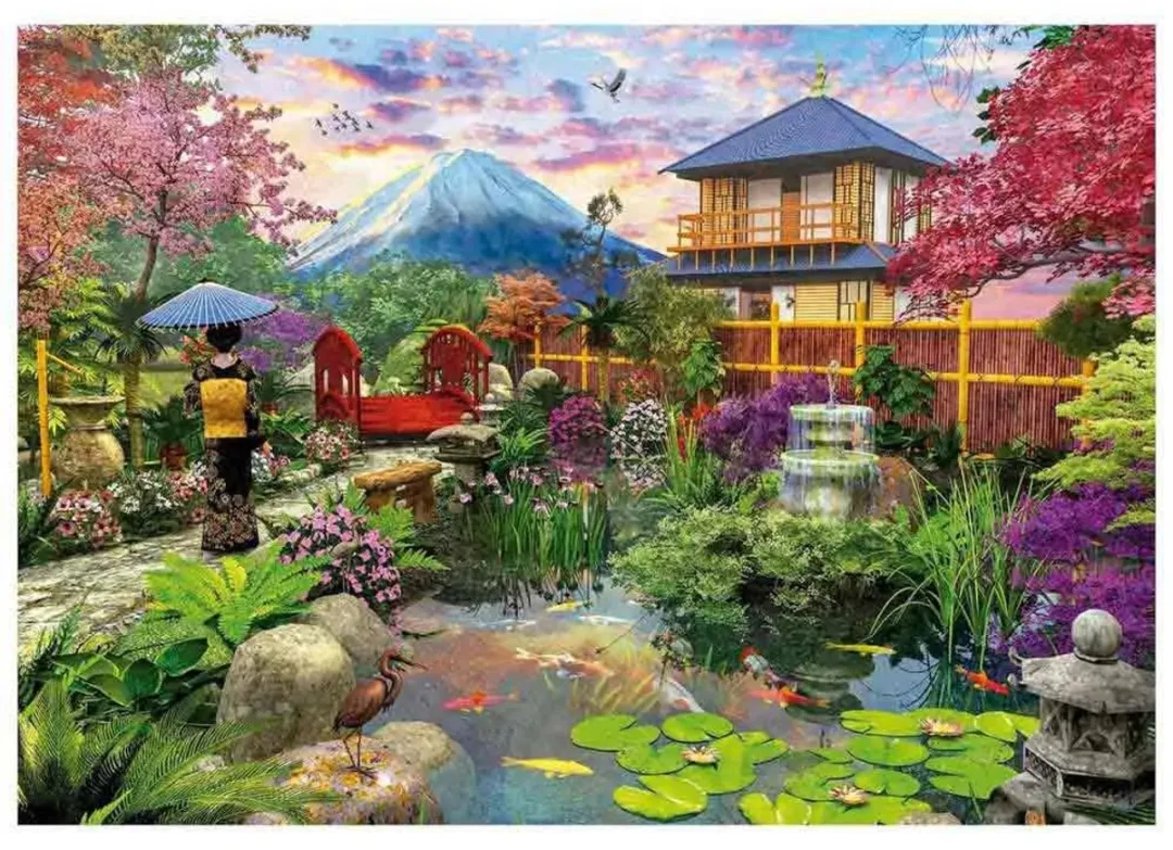Educa Japanse Tuin Puzzel 1500 Stuks - Multicolor