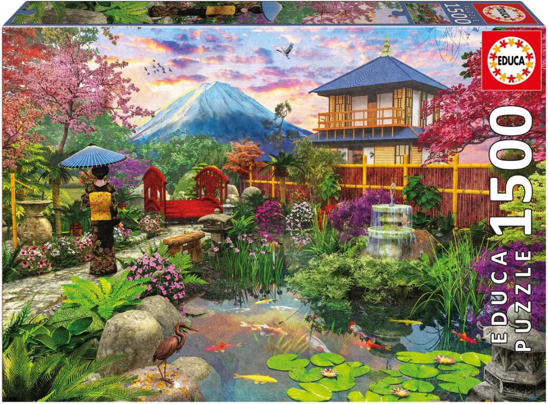 Educa Japanse Tuin Puzzel 1500 Stuks
