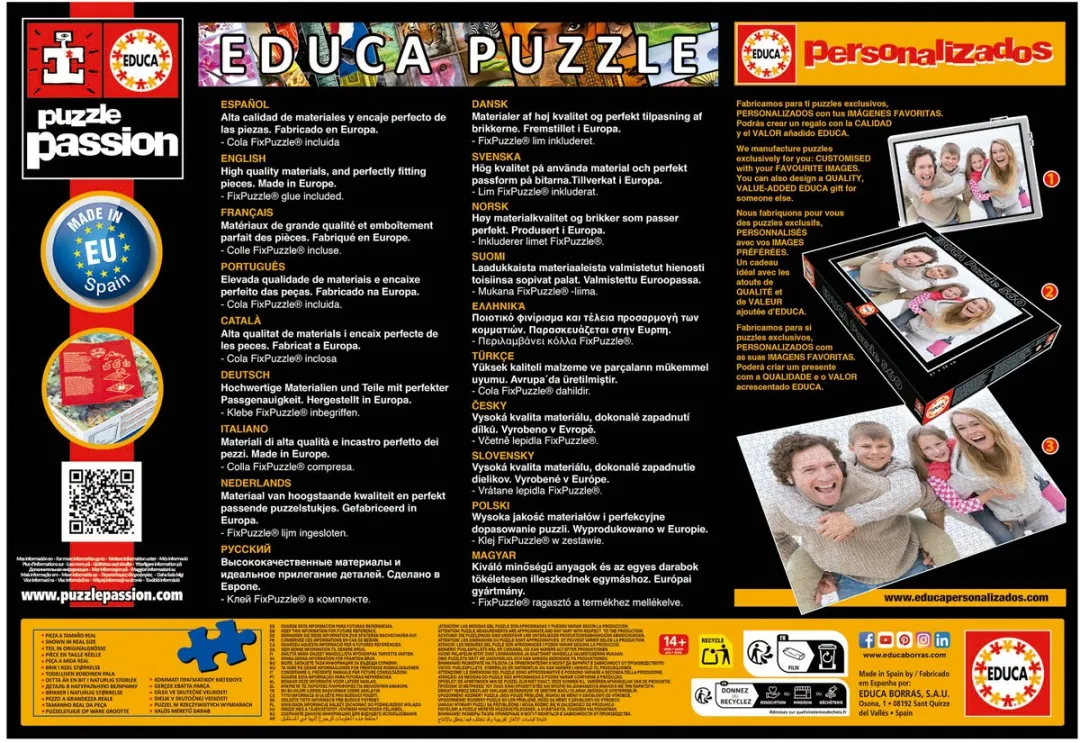 Educa Japanse Tuin Puzzel 1500 Stuks - Multicolor