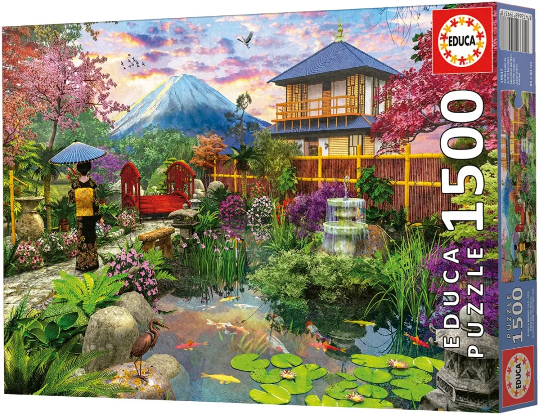 Educa Japanse Tuin Puzzel 1500 Stuks - Multicolor