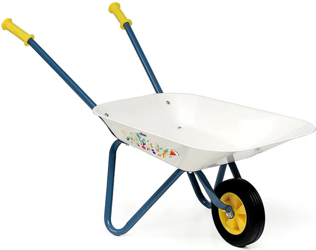 Vilac Kinderkruiwagen Metaal - Gebroken Wit