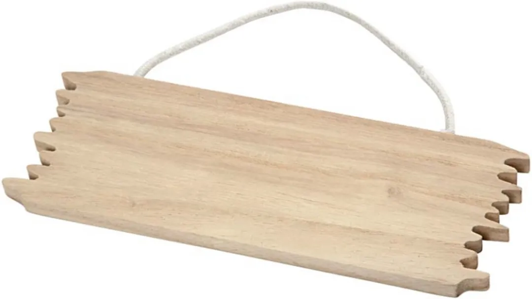 Creativ Company Houten Schild 6x5,5cm