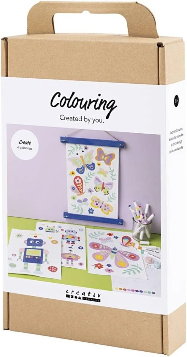 Creativ Company Hobbyset Vlinder & Robot - Multicolor