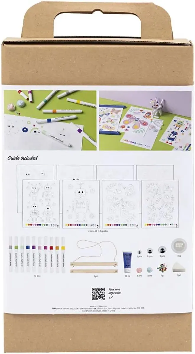 Creativ Company Hobbyset Vlinder & Robot - Multicolor
