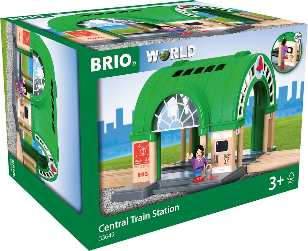 BRIO Centraal Treinstation 33649 - Groen