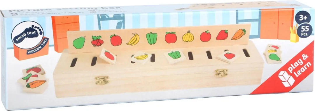 Small Foot Afbeeldingen Sorteerbox 6494 - Multicolor